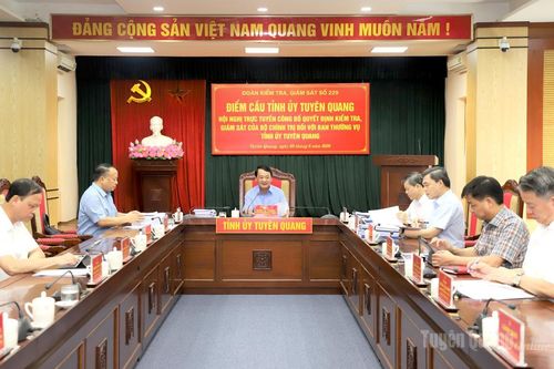 Thường trực Tỉnh ủy cho ý kiến về các chủ trương của tỉnh