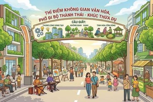 Hà Nội thí điểm phố đi bộ thông minh tại Cầu Giấy