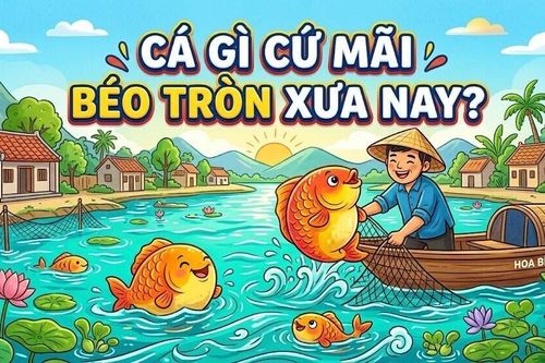 Câu đố đơn giản mà 90% người trả lời sai: Cá gì mãi béo tròn xưa nay?
