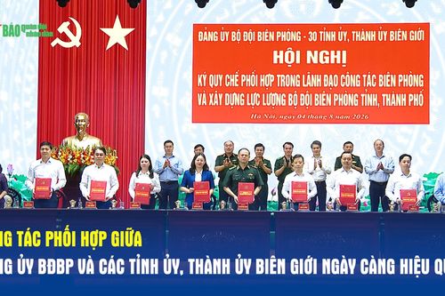 Công tác phối hợp giữa Đảng ủy BĐBP và các tỉnh ủy, thành ủy biên giới ngày càng hiệu quả