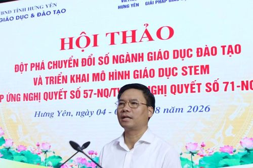 Hưng Yên đẩy mạnh chuyển đổi số, đưa STEM và AI vào trường học