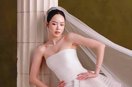 Hoa hậu Thanh Thủy hóa cô dâu xinh đẹp