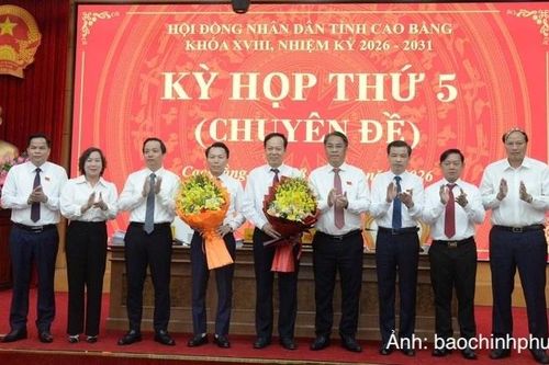 Ông Lương Tuấn Hùng giữ chức Phó Chủ tịch UBND tỉnh Cao Bằng