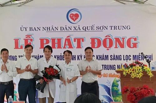 Xã Quế Sơn Trung triển khai khám sức khỏe miễn phí cho 4.531 người dân
