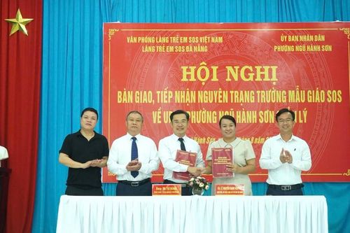 Phường Ngũ Hành Sơn tiếp nhận nguyên trạng Trường Mẫu giáo SOS Đà Nẵng