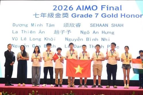Học sinh Việt Nam thắng lớn tại Đấu trường Toán học châu Á