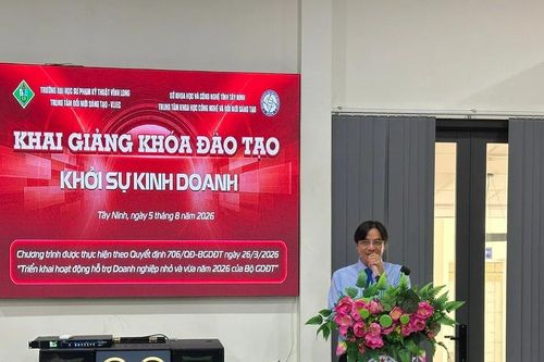 Trường ĐH Sư phạm Kỹ thuật Vĩnh Long đồng hành cùng doanh nghiệp khởi nghiệp
