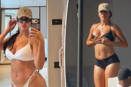 Bạn gái người mẫu của Ronaldo gây sốt khi tung ảnh mặc bikini đáp trả antifan