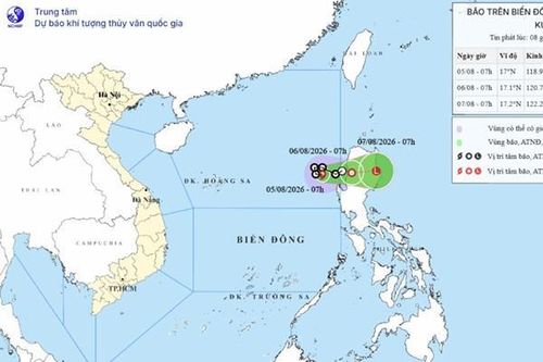 Áp thấp nhiệt đới mạnh lên thành bão số 3
