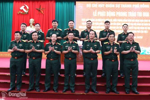 Lực lượng vũ trang thành phố thi đua thực hiện thắng lợi nhiệm vụ quân sự, quốc phòng giai đoạn 2026-2030