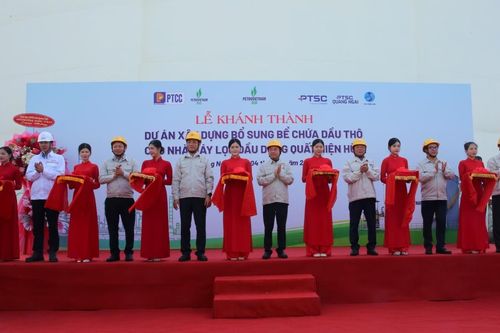 Vận hành bể chứa mới, nhà máy Dung Quất tăng 12,5% năng lực dự trữ dầu thô