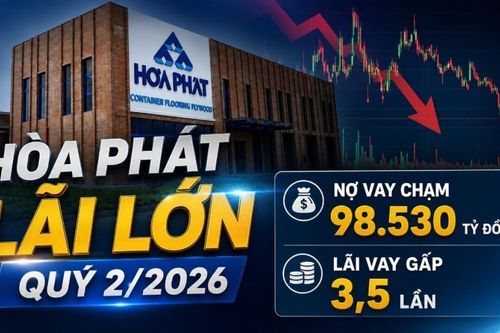 Hòa Phát lãi lớn quý 2/2026, lãi vay gấp 3,5 lần