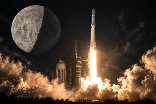 Tên lửa SpaceX sắp lao vào Mặt Trăng với tốc độ siêu thanh