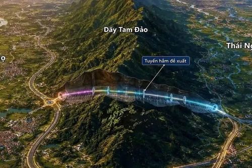 Thống nhất làm đường hầm xuyên núi Tam Đảo kết nối Thái Nguyên- Phú Thọ