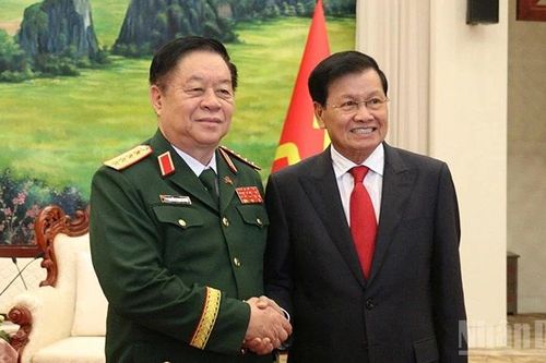 Hợp tác Quân đội tiếp tục là trụ cột quan trọng của quan hệ đặc biệt Việt Nam-Lào