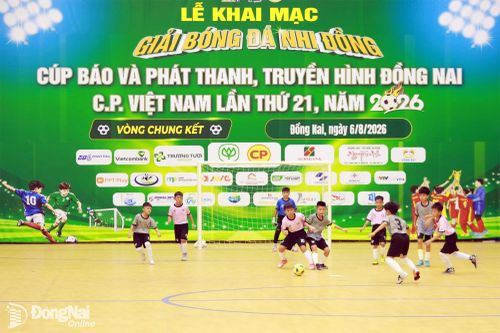 Giải bóng đá U.11, Cúp Báo và Phát thanh, Truyền hình Ðồng Nai - C.P. Việt Nam lần thứ 21-2026: Xuân Lộc gây ấn tượng trong ngày thi đấu đầu tiên