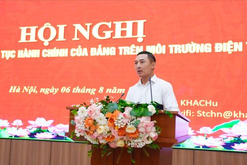 Đưa 4 dịch vụ hành chính trong Đảng lên môi trường số