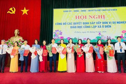 Sau sắp xếp, giáo dục Ô Diên hướng tới phát triển bền vững