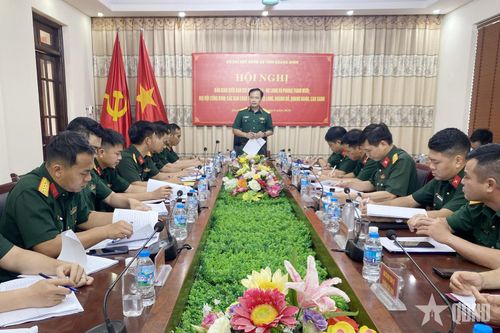 Hội nghị bàn giao giữa Ban chỉ huy PTKV 4 - Hạ Long với các cơ quan, đơn vị