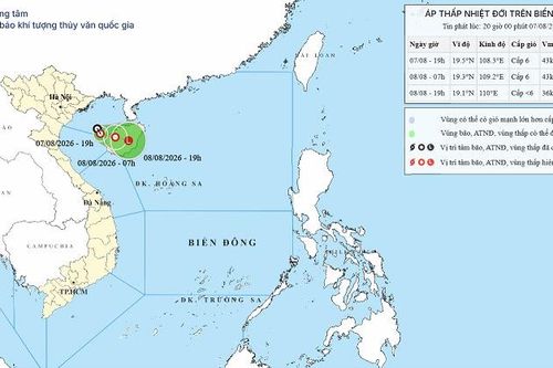 Áp thấp nhiệt đới ít có khả năng mạnh lên thành bão và không đi vào đất liền nước ta