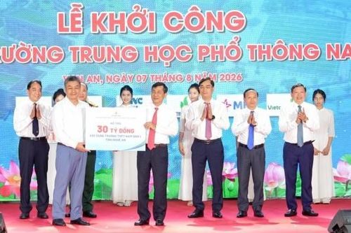[VIDEO] Petrovietnam chung tay xây dựng Trường THPT Nam Đàn 1, chắp cánh khát vọng tri thức trên quê hương Bác