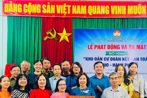 Đồng lòng xây dựng khu dân cư văn minh