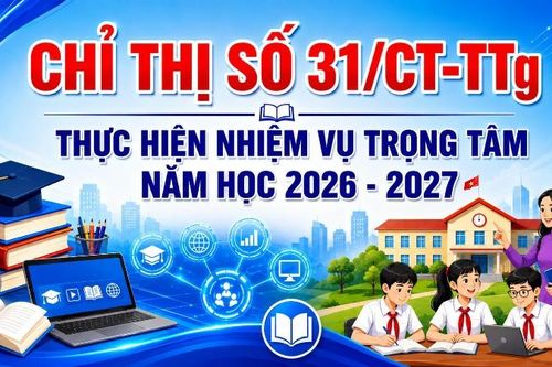 Chỉ thị số 31/CT-TTg về thực hiện các nhiệm vụ trọng tâm năm học 2026-2027