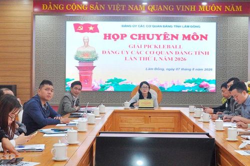 78 vận động viên tham gia Giải Pickleball Đảng bộ Các cơ quan Đảng tỉnh Lâm Đồng