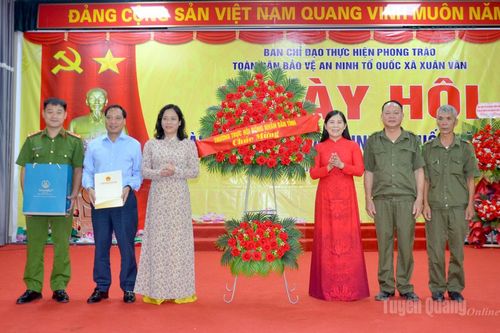 Phó Chủ tịch HĐND tỉnh Lê Thị Thanh Trà dự Ngày hội Toàn dân bảo vệ an ninh Tổ quốc năm 2026 xã Xuân Vân