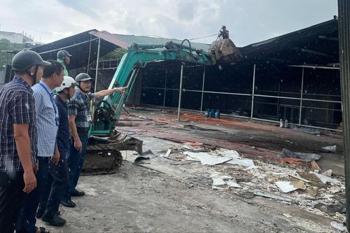 Phường Thanh Liệt xử lý dứt điểm công trình vi phạm trên đất nông nghiệp, đất công
