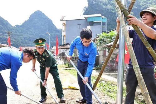 Sẽ xây dựng 250 công trình thanh niên Thắp sáng đường biên - Đường cờ Tổ quốc