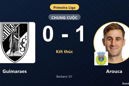Barbero tỏa sáng trên sân khách, Arouca gieo sầu cho Guimaraes ở vòng 1 Primeira Liga