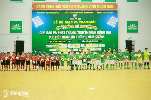 U.11 Đồng Nai và U.11 C.P. Việt Nam hòa nhau trong trận giao hữu đặc biệt