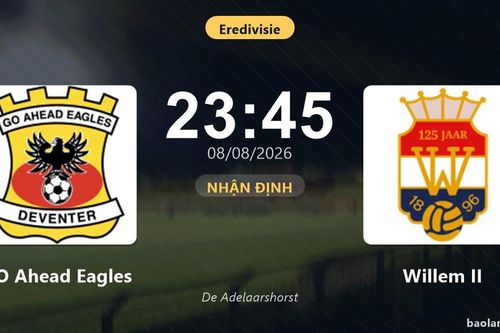 Nhận định GO Ahead Eagles vs Willem II: đội hình dự kiến