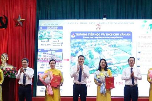 Xã Sóc Sơn công bố thành lập 12 cơ sở giáo dục mới sau sắp xếp