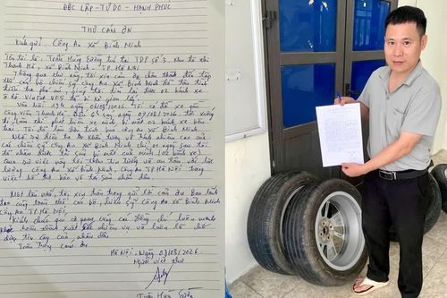 Thư cảm ơn của người dân – nguồn động viên để lực lượng công an hoàn thành tốt nhiệm vụ