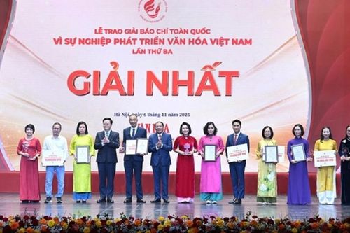 Giải báo chí toàn quốc 'Vì sự nghiệp phát triển Văn hóa Việt Nam' lần thứ tư siết quy định về sử dụng AI