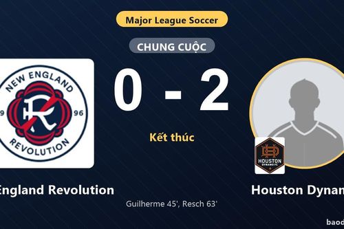 Quật ngã New England Revolution 0-2, Houston Dynamo chính thức giành vé vào vòng 1/16