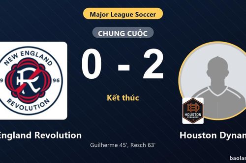 Hạ New England Revolution 0-2, Houston Dynamo giành vé vào vòng 1/16 MLS