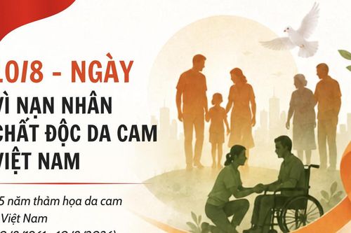 Infographic: Chung tay vì nạn nhân chất độc da cam Việt Nam