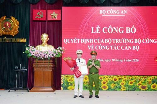 Đại tá Hoàng Quốc Việt làm Giám đốc Công an tỉnh Thanh Hóa