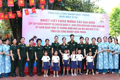Tổng kết công tác giáo dục mầm non trong Quân đội năm học 2025-2026