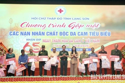 Gặp mặt nạn nhân chất độc da cam tiêu biểu nhân dịp 65 năm Ngày Thảm họa da cam ở Việt Nam