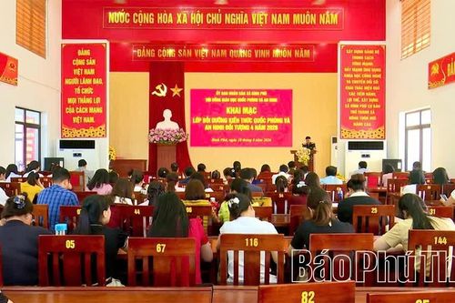 Bình Phú khai mạc lớp bồi dưỡng kiến thức quốc phòng và an ninh đối tượng 4
