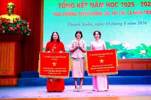 Phường Thanh Xuân còn 10 trường công lập sau sắp xếp