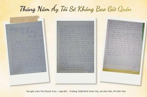 Tháng năm ấy tôi sẽ không bao giờ quên