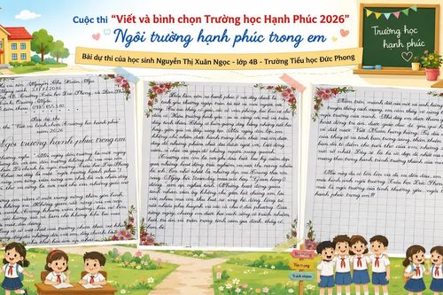 Ngôi trường hạnh phúc trong em