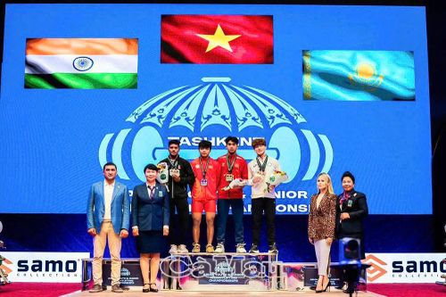 VĐV Cà Mau xuất sắc giành 3 HCV tại Giải vô địch Cử tạ thiếu niên, trẻ châu Á 2026