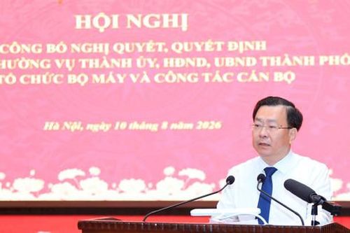 Đồng chí Võ Nguyên Phong giữ chức Giám đốc Sở Xây dựng Hà Nội