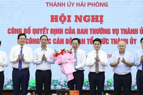 Hải Phòng phân công, bổ nhiệm nhiều cán bộ chủ chốt mới